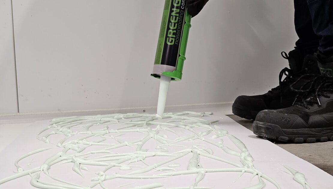 green glue compound application