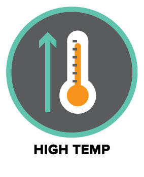 high temperature