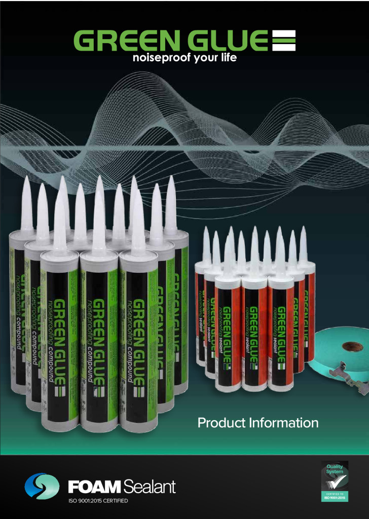Green Glue Product Information Brochure